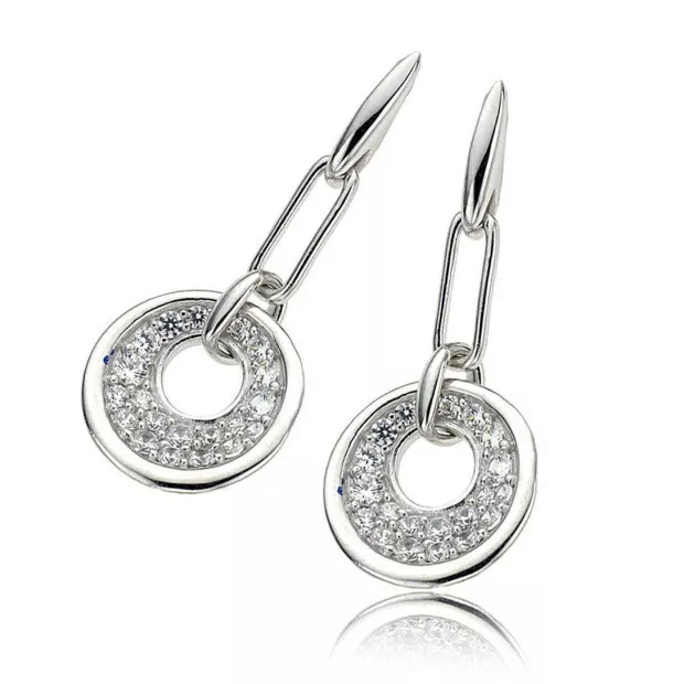 Orphelia Orphelia® Women's Sterling Silver Set: Chain-Pendant + Earrings - Silver SET-5961