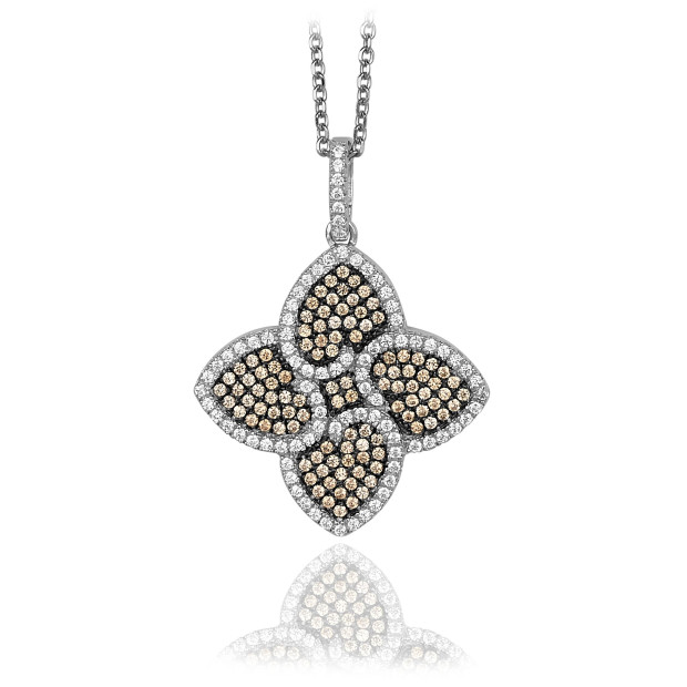 Orphelia Orphelia® Women's Sterling Silver Set: Chain-Pendant + Earrings - Silver SET-5225