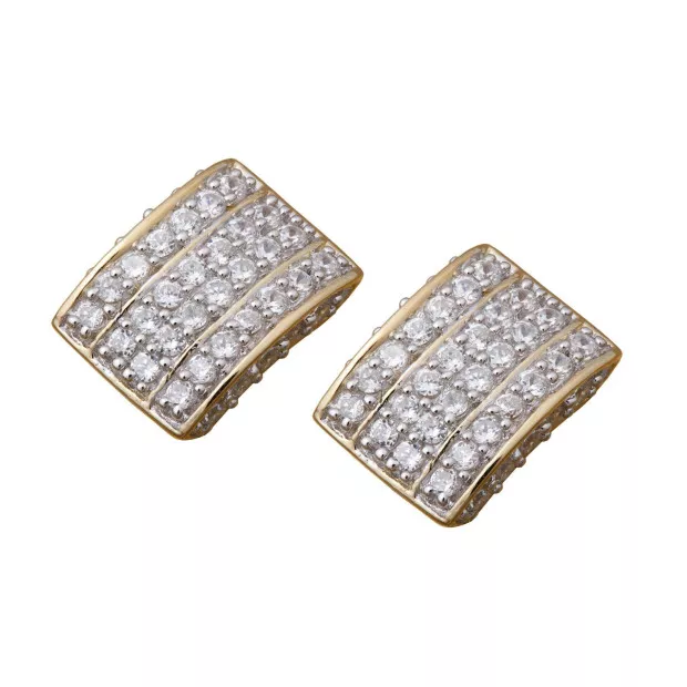 orphelia Orphelia® Women's Sterling Silver Stud Earrings - Gold ZO-5887-GOLD