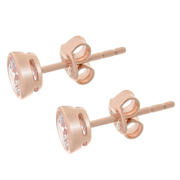 Orphelia Orphelia® Women's Sterling Silver Stud Earrings - Rose ZO-6079/1