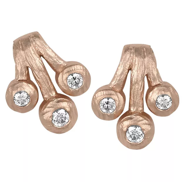 orphelia Orphelia® Women's Sterling Silver Stud Earrings - Rose ZO-5233/1