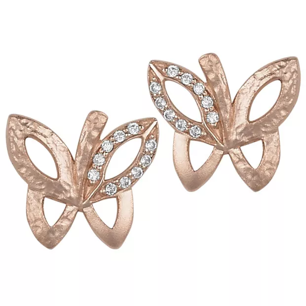 orphelia Orphelia® Women's Sterling Silver Stud Earrings - Rose ZO-5263/1