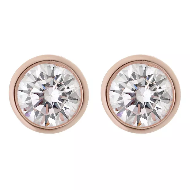 orphelia Orphelia® Women's Sterling Silver Stud Earrings - Rose ZO-6079/1