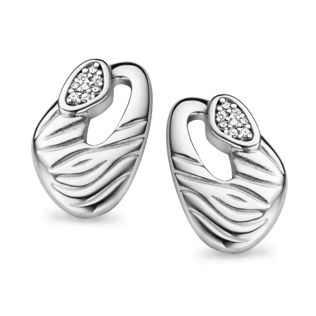 orphelia Orphelia® Women's Sterling Silver Stud Earrings - Silver ZO-5091