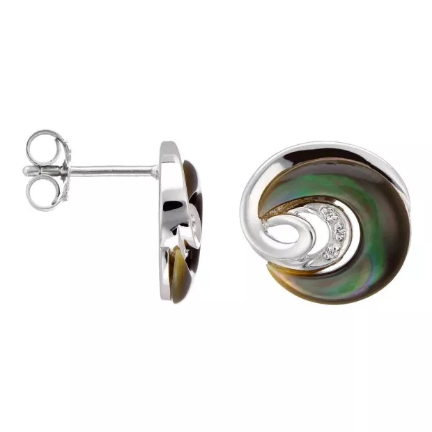 orphelia Orphelia® Women's Sterling Silver Stud Earrings - Silver ZO-5987