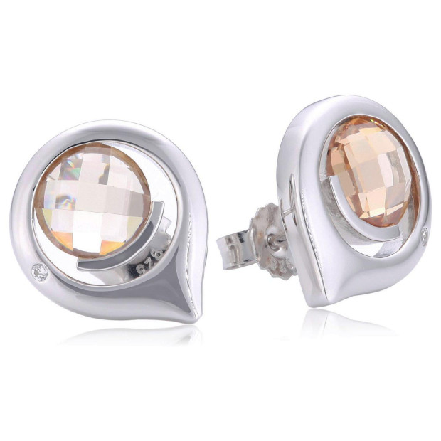 Orphelia Orphelia® Women's Sterling Silver Stud Earrings - Silver ZO-5979