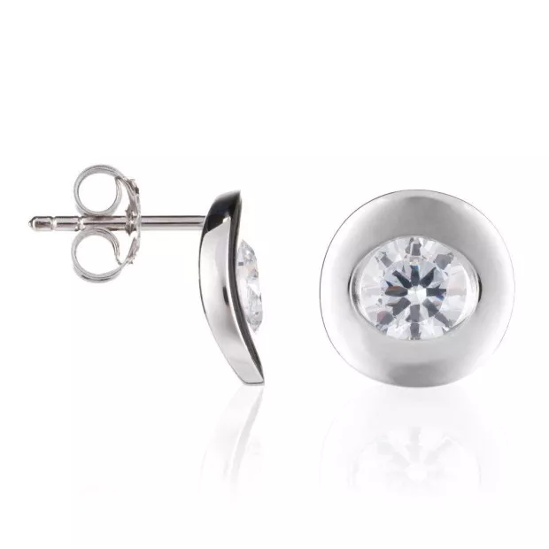 Orphelia Orphelia® Women's Sterling Silver Stud Earrings - Silver ZO-5008