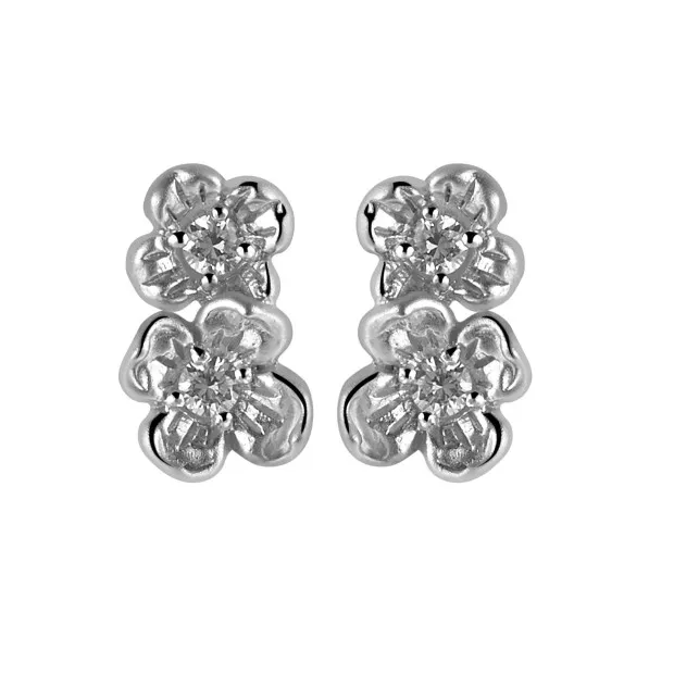 orphelia Orphelia® Women's Sterling Silver Stud Earrings - Silver ZO-6018
