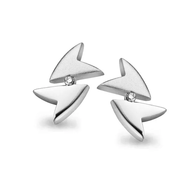 orphelia Orphelia® Women's Sterling Silver Stud Earrings - Silver ZO-5004