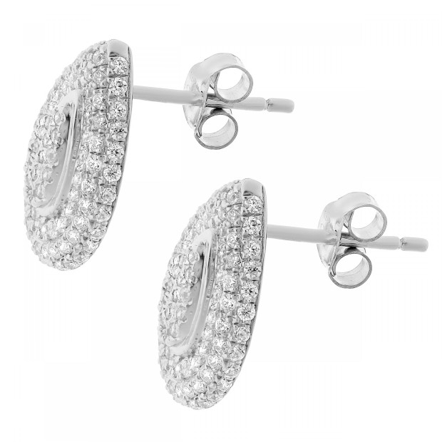 Orphelia Orphelia® Women's Sterling Silver Stud Earrings - Silver ZO-5796