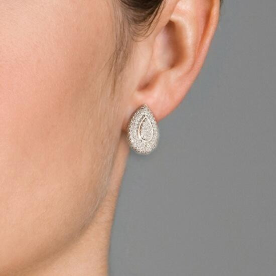 Orphelia Orphelia® Women's Sterling Silver Stud Earrings - Silver ZO-5796