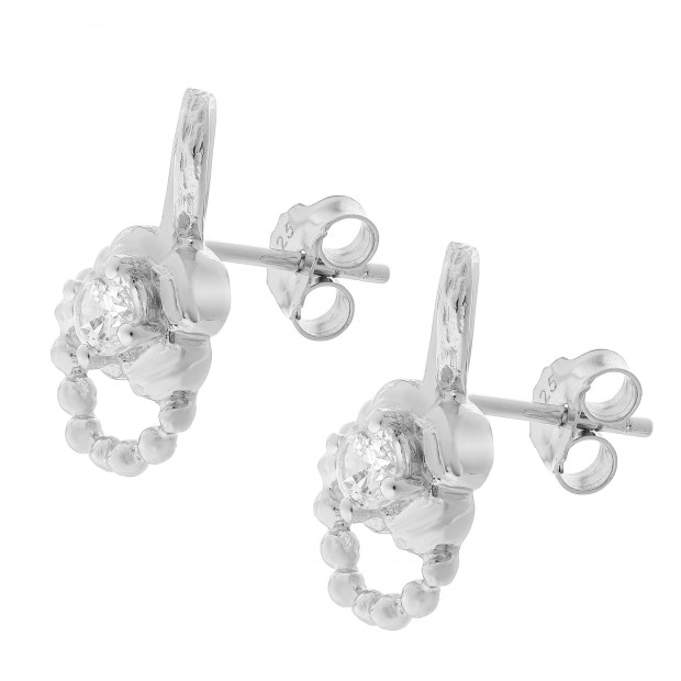 Orphelia Orphelia® Women's Sterling Silver Stud Earrings - Silver ZO-5236
