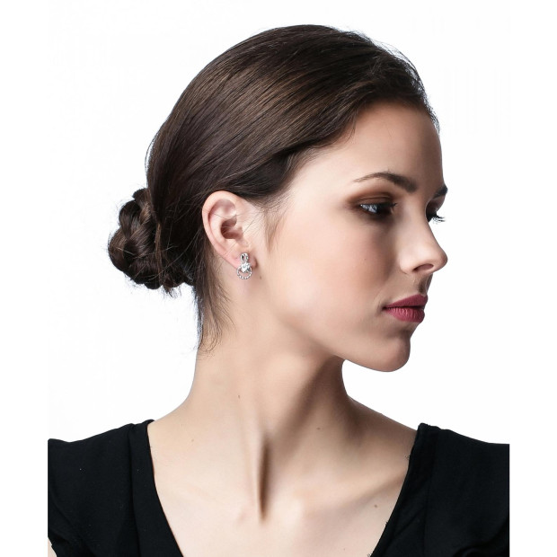 Orphelia Orphelia® Women's Sterling Silver Stud Earrings - Silver ZO-5236