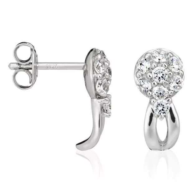 Orphelia Orphelia® Women's Sterling Silver Stud Earrings - Silver ZO-5105