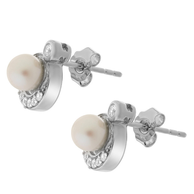 Orphelia Orphelia® Women's Sterling Silver Stud Earrings - Silver ZO-5183