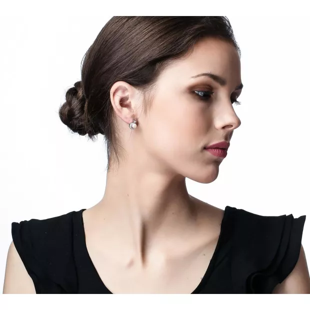 Orphelia Orphelia® Women's Sterling Silver Stud Earrings - Silver ZO-5183