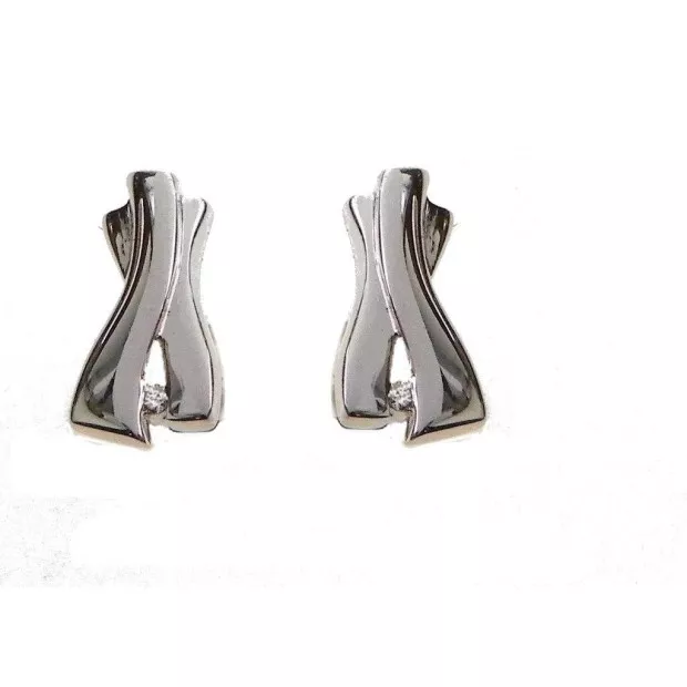 Orphelia Orphelia® Women's Sterling Silver Stud Earrings - Silver ZO-5683