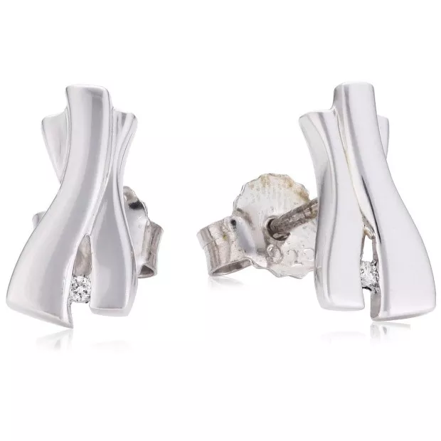 orphelia Orphelia® Women's Sterling Silver Stud Earrings - Silver ZO-5683