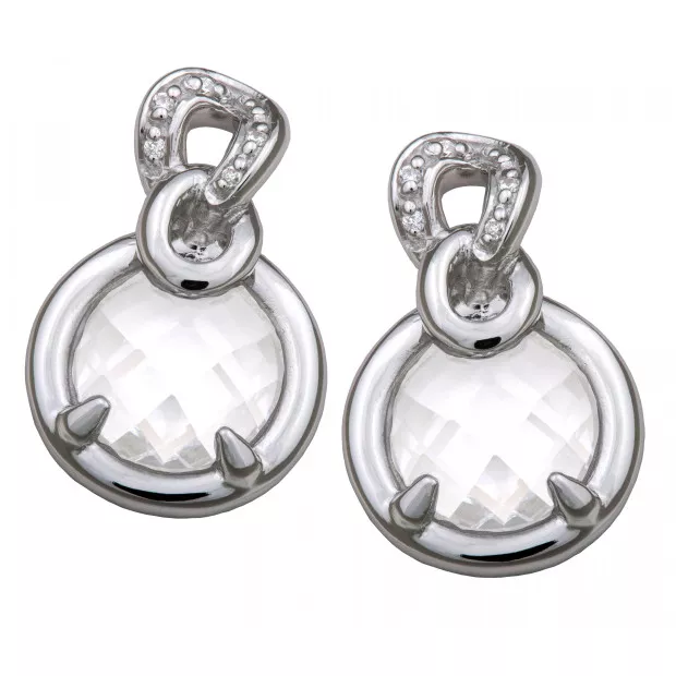 orphelia Orphelia® Women's Sterling Silver Stud Earrings - Silver ZO-5905