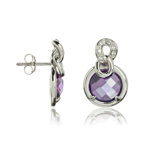 Orphelia Orphelia® Women's Sterling Silver Stud Earrings - Silver ZO-5906