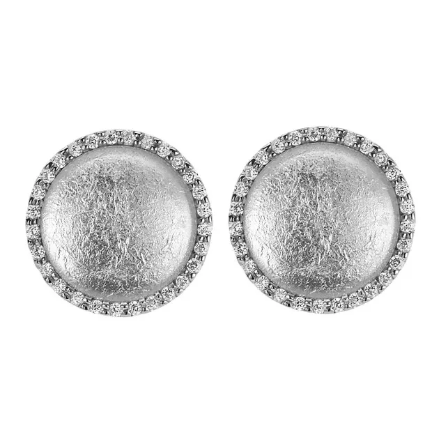orphelia Orphelia® Women's Sterling Silver Stud Earrings - Silver ZO-5201