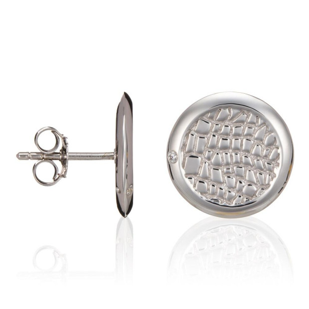 Orphelia Orphelia® Women's Sterling Silver Stud Earrings - Silver ZO-5924