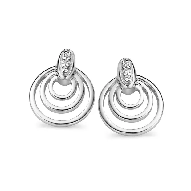 orphelia Orphelia® Women's Sterling Silver Stud Earrings - Silver ZO-5022