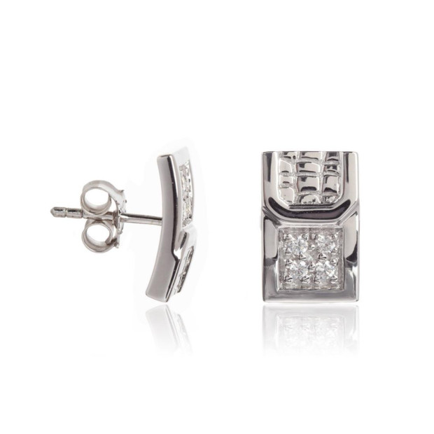 Orphelia Orphelia® Women's Sterling Silver Stud Earrings - Silver ZO-5902