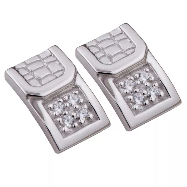 orphelia Orphelia® Women's Sterling Silver Stud Earrings - Silver ZO-5902