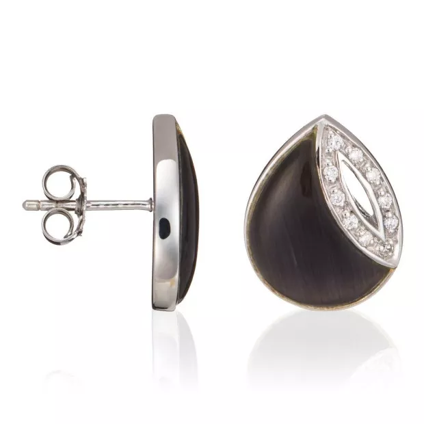 Orphelia Orphelia® Women's Sterling Silver Stud Earrings - Silver ZO-5929