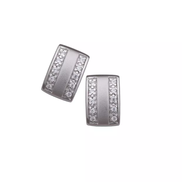orphelia Orphelia® Women's Sterling Silver Stud Earrings - Silver ZO-5913