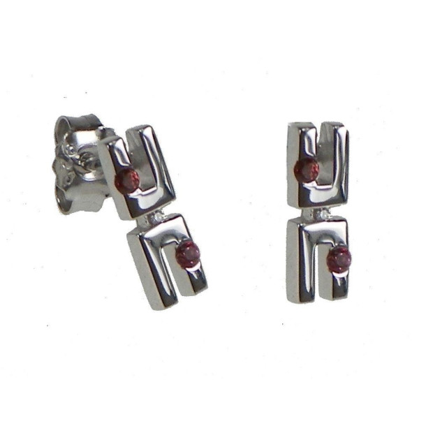 Orphelia Orphelia® Women's Sterling Silver Stud Earrings - Silver ZO-5663