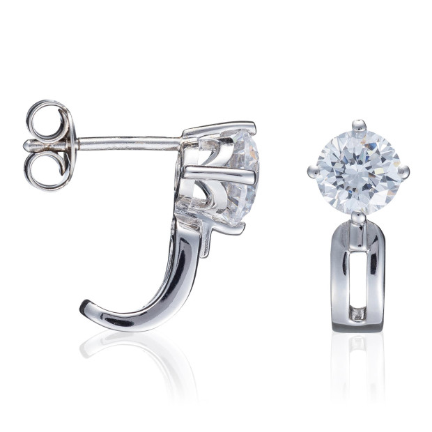 Orphelia Orphelia® Women's Sterling Silver Stud Earrings - Silver ZO-5142