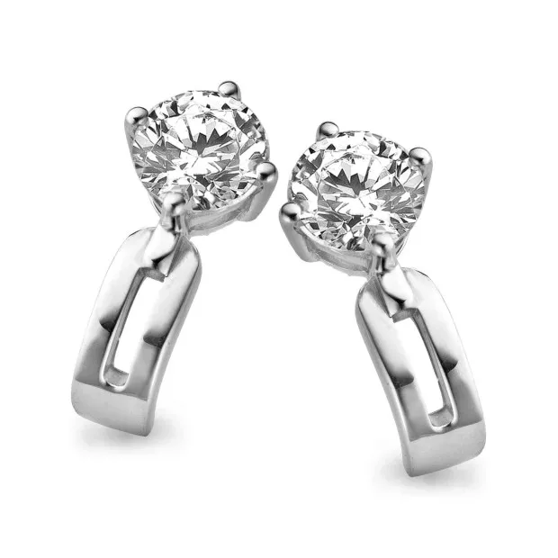 orphelia Orphelia® Women's Sterling Silver Stud Earrings - Silver ZO-5142