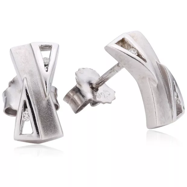 orphelia Orphelia® Women's Sterling Silver Stud Earrings - Silver ZO-5670