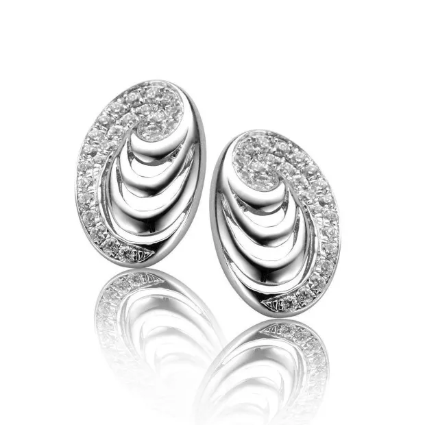 orphelia Orphelia® Women's Sterling Silver Stud Earrings - Silver EAR-2088