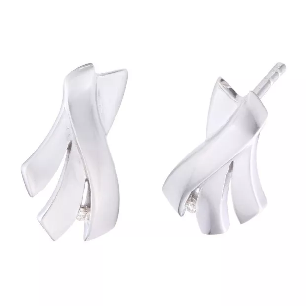 orphelia Orphelia® Women's Sterling Silver Stud Earrings - Silver ZO-5684