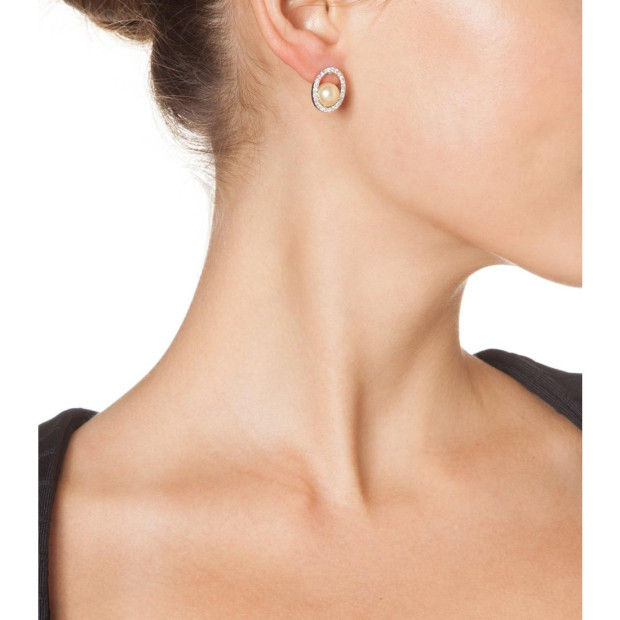 Orphelia Orphelia® Women's Sterling Silver Stud Earrings - Silver EAR-1992