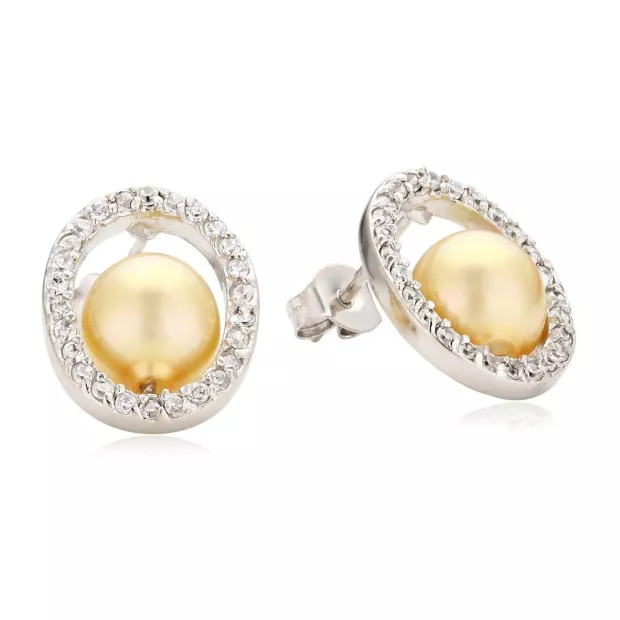 orphelia Orphelia® Women's Sterling Silver Stud Earrings - Silver EAR-1992