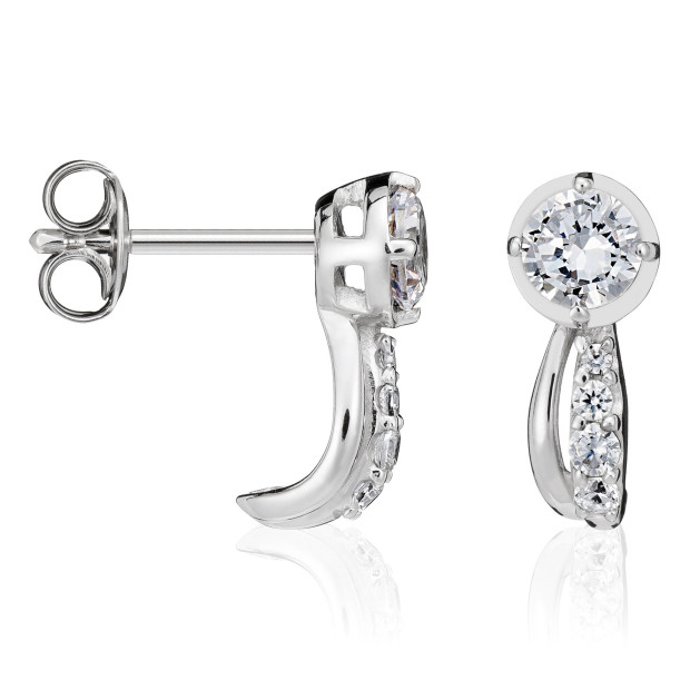 Orphelia Orphelia® Women's Sterling Silver Stud Earrings - Silver ZO-5122
