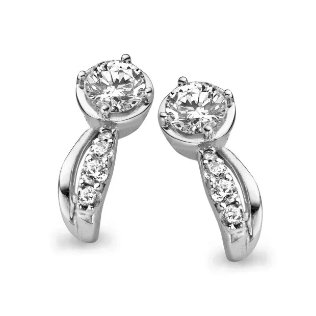 orphelia Orphelia® Women's Sterling Silver Stud Earrings - Silver ZO-5122