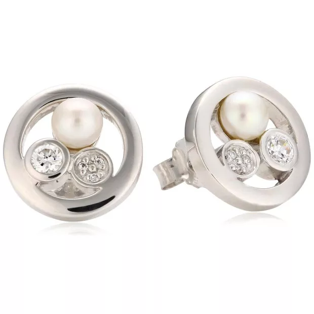 orphelia Orphelia® Women's Sterling Silver Stud Earrings - Silver ZO-5896