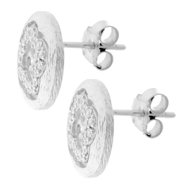 Orphelia Orphelia® Women's Sterling Silver Stud Earrings - Silver ZO-5256