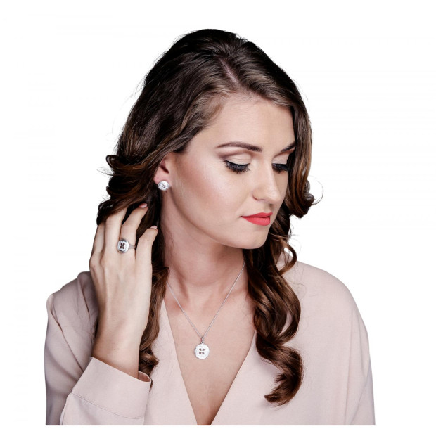 Orphelia Orphelia® Women's Sterling Silver Stud Earrings - Silver ZO-5256