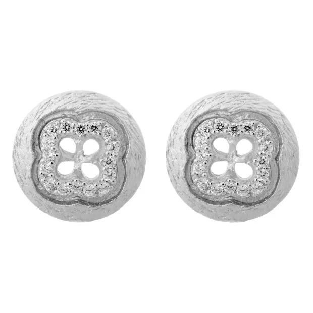 orphelia Orphelia® Women's Sterling Silver Stud Earrings - Silver ZO-5256
