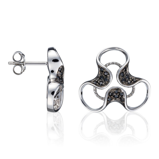 Orphelia Orphelia® Women's Sterling Silver Stud Earrings - Silver ZO-5032