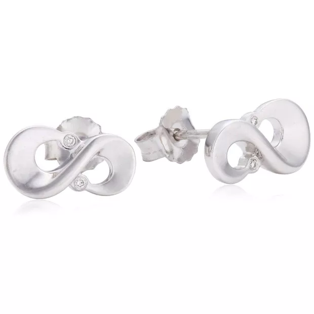 Orphelia Orphelia® Women's Sterling Silver Stud Earrings - Silver ZO-5679
