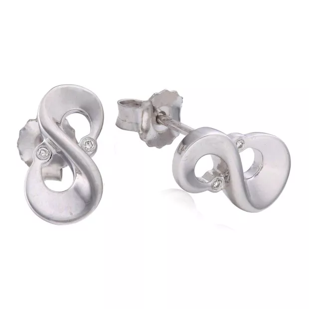 orphelia Orphelia® Women's Sterling Silver Stud Earrings - Silver ZO-5679