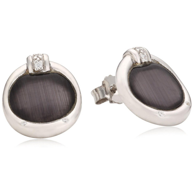 Orphelia Orphelia® Women's Sterling Silver Stud Earrings - Silver ZO-5900