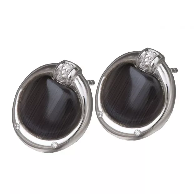 orphelia Orphelia® Women's Sterling Silver Stud Earrings - Silver ZO-5900